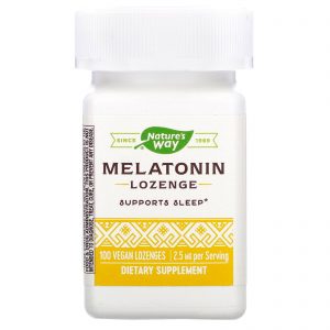 Comprar Nature's Way, Melatonin Lozenge, 2.5 mg, 100 Vegan Lozenges