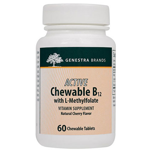 Comprar Genestra, B12 mastigável ativo com L-metilfolato - 60 Comprimidos mastigáveis
