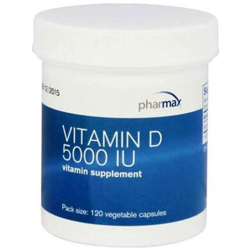Comprar Genestra Pharmax Vitamina D - 5,000 IU - 120 Cápsulas Vegetarianas