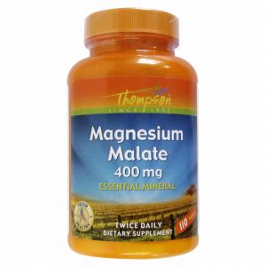 Comprar Thompson Malato de magnésio 400 mg - 110 Tabletes