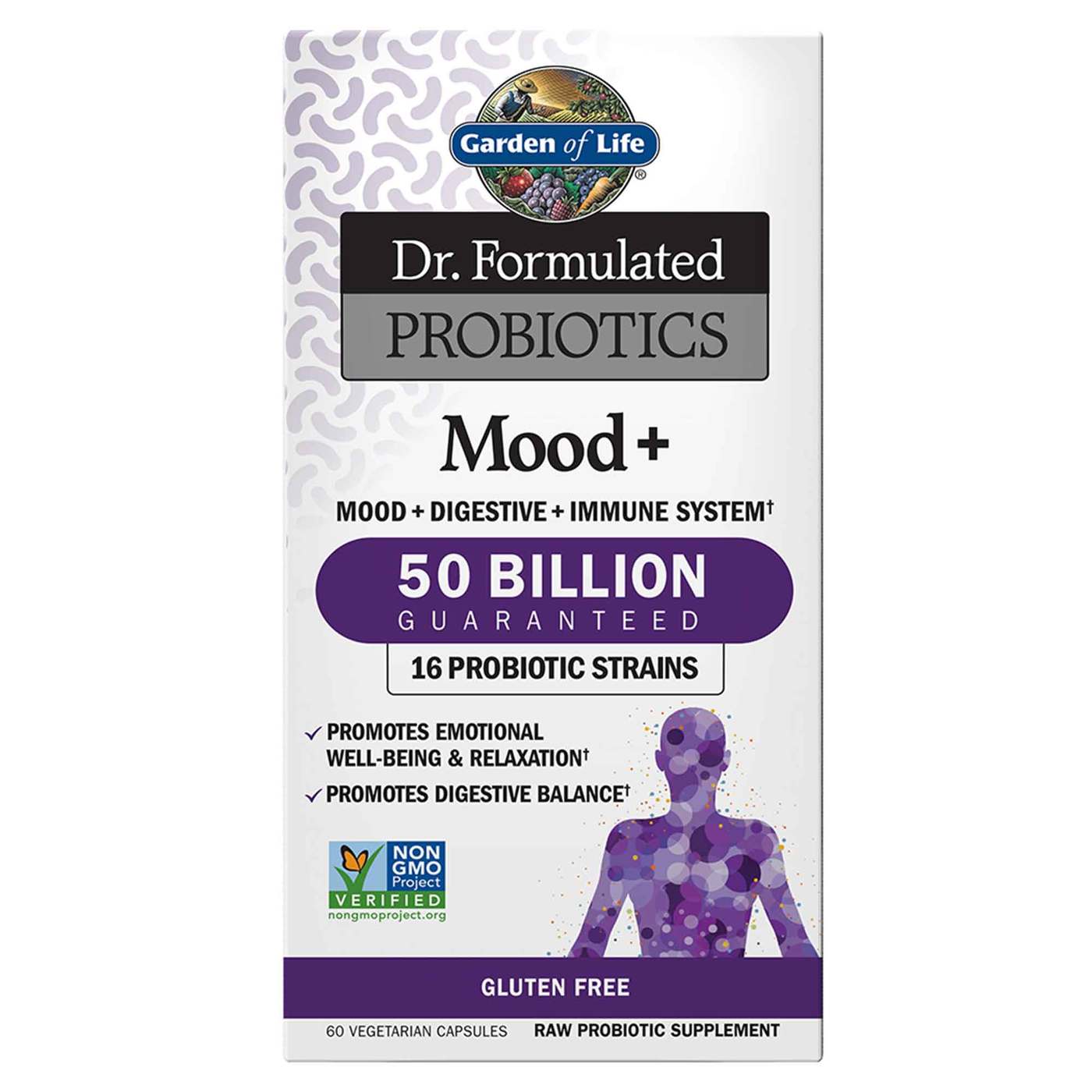 Comprar Garden of Life, Dr. Formulated Probióticos + Humor - 60 Cápsulas Vegetarianas