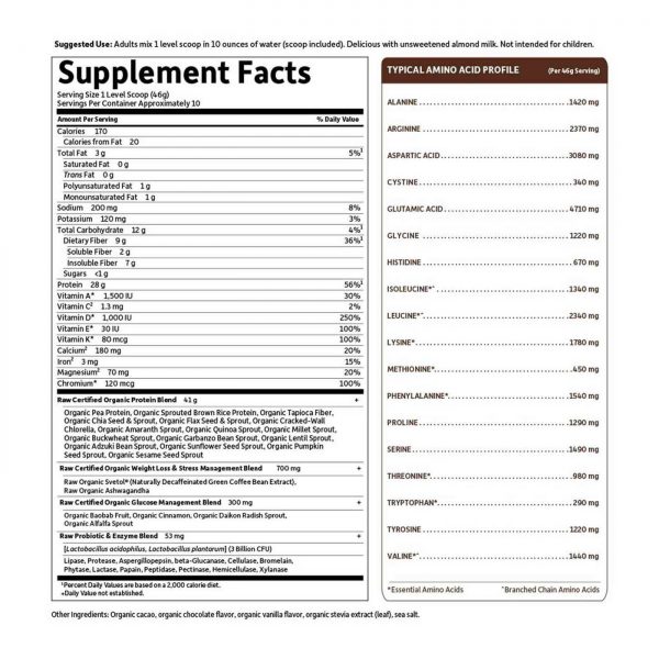 Comprar Garden of Life, Proteína RAW Organic Fit, Chocolate - 922 g - Imagem 8