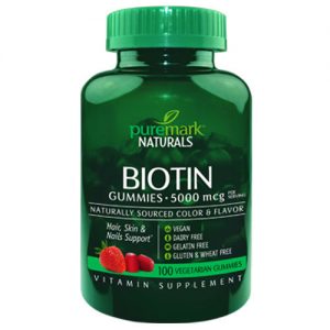 Comprar Puremark Naturals, Biotina 5,000 mcg - 100 Gomas Vegetarianas