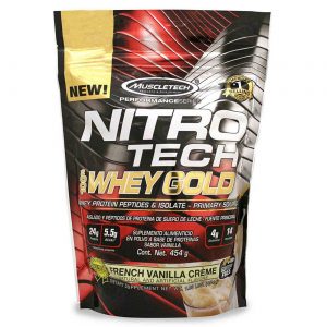 Comprar MuscleTech Nitro Tech 100% Whey Gold Creme de Baunilha Francês 1 lb/ 454 g