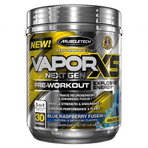 Comprar MuscleTech, VaporX5 Next Gen Pré-Treino - Fusão de Framboesa Azul - 30 porções