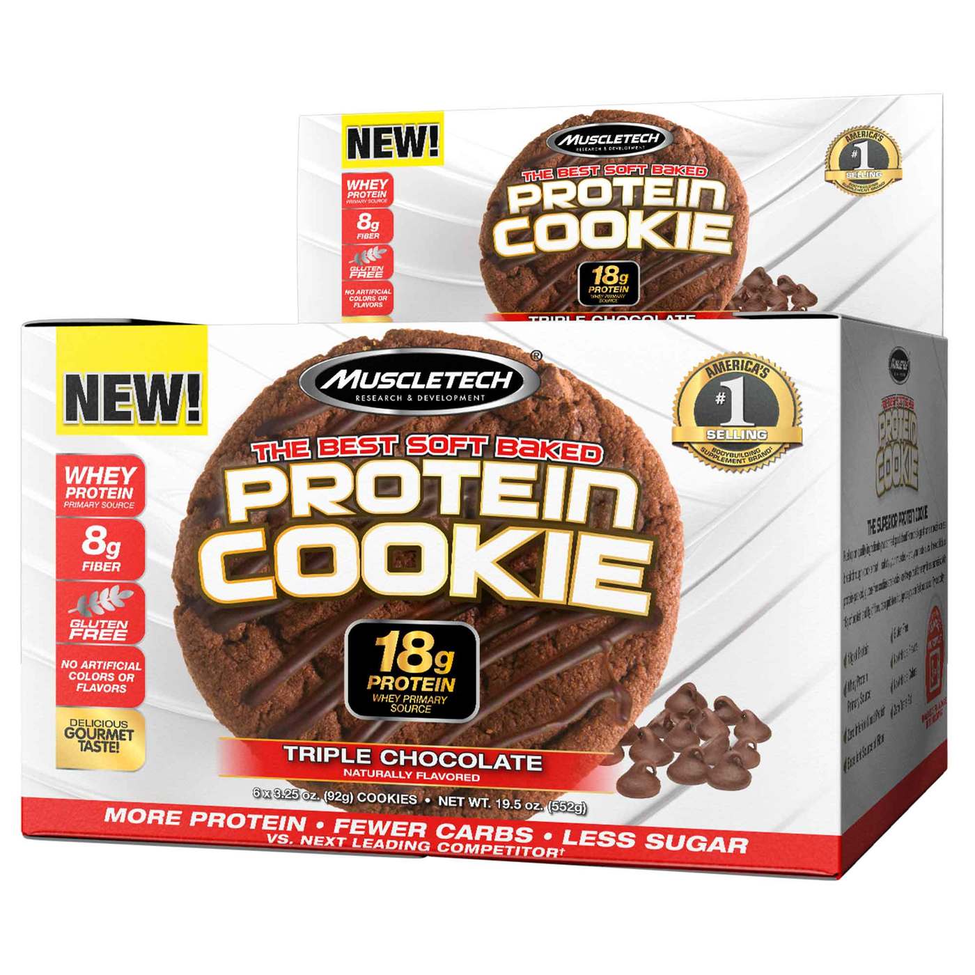 Comprar MuscleTech Protein Cookie Triple Chocolate - 6 Pack