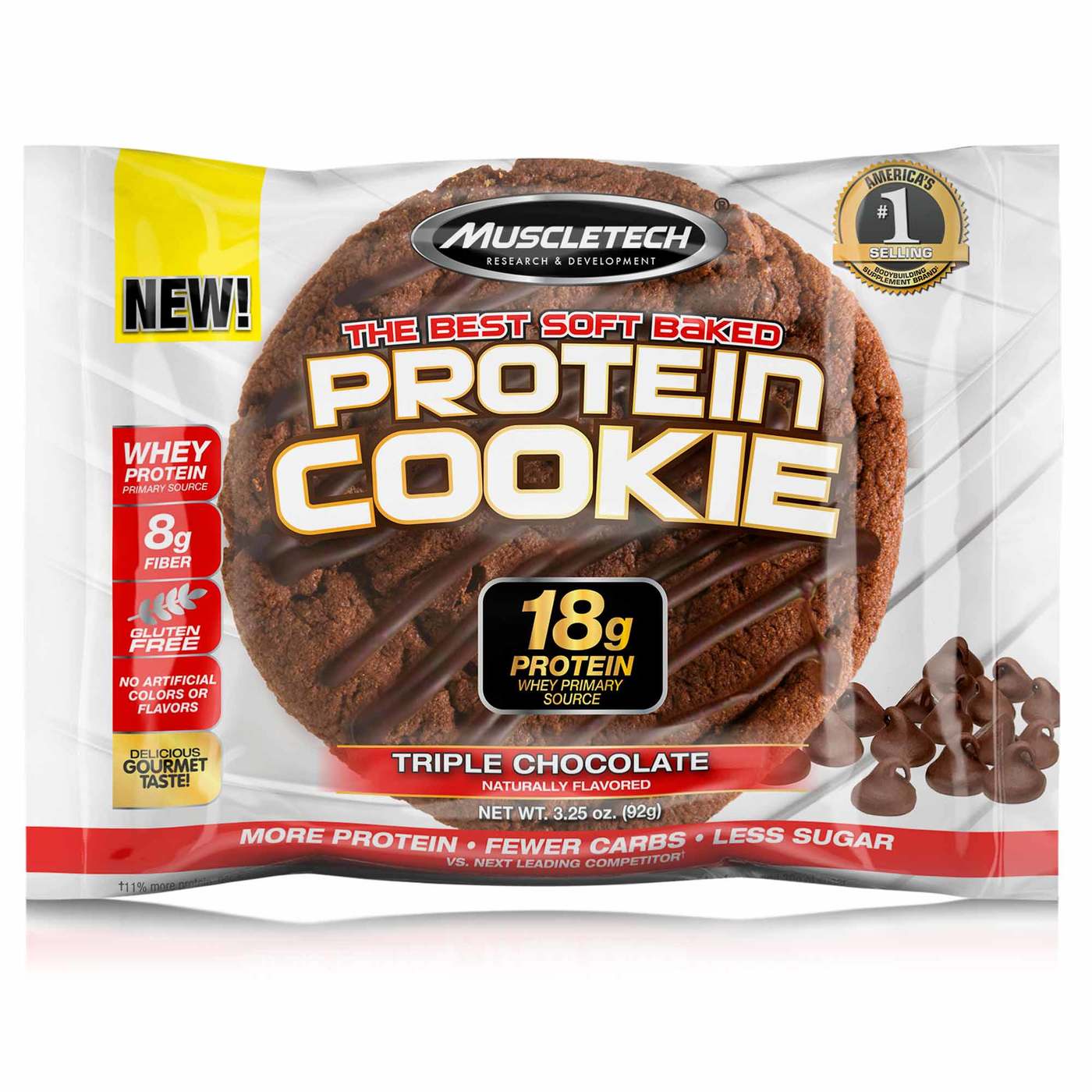 Comprar MuscleTech Protein Cookie Triple Chocolate - 6 Pack - Imagem 2
