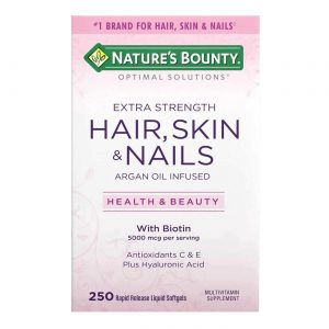 Comprar Nature's Bounty, Força Extra Cabelo, Pele e Unhas - 250 Cápsulas Líquidas de Liberação Rápida