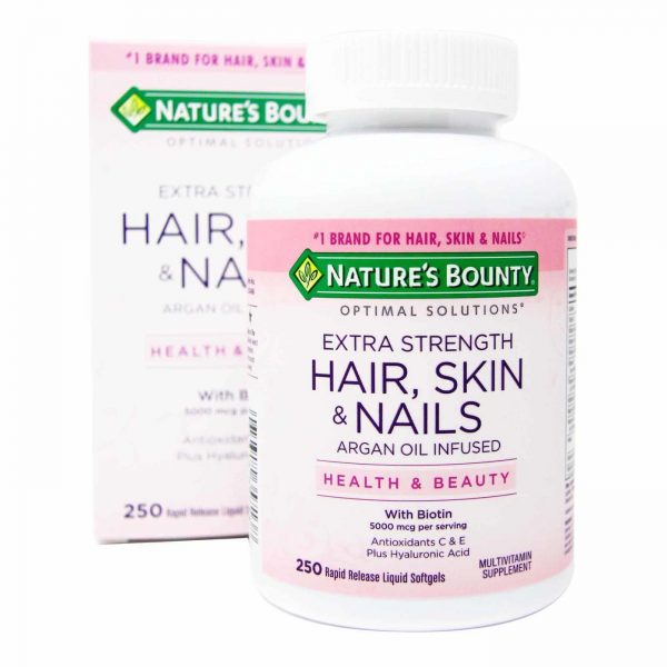 Comprar Nature's Bounty, Força Extra Cabelo, Pele e Unhas - 250 Cápsulas Líquidas de Liberação Rápida - Imagem 5