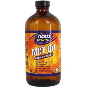 Comprar Now Foods, Óleo MCT, Chocolate Mocha - 473 ml (16 fl oz)