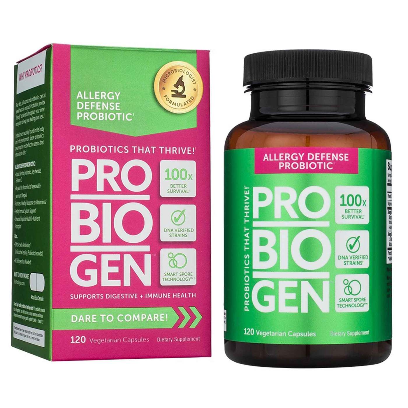 Comprar Probiogen, Probióticos Defesa da Alergia - 120 Cápsulas Vegetarianas