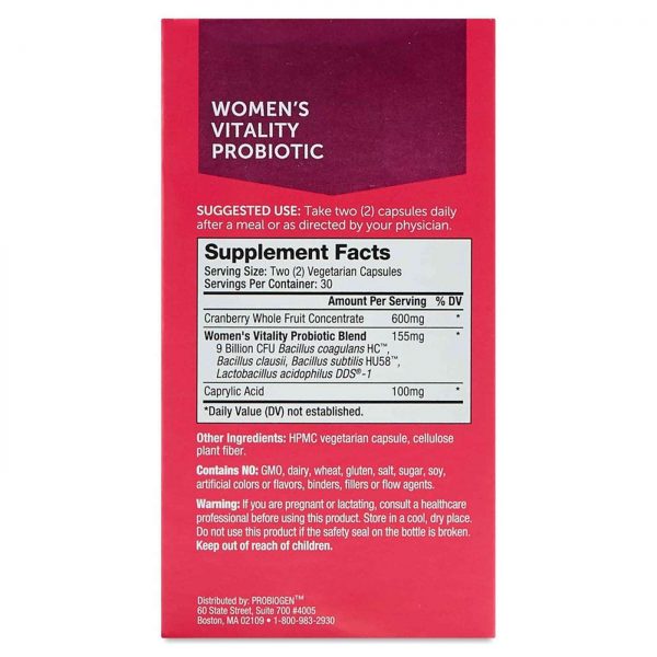 Comprar Probiogen, Probióticos Vitalidade Feminina - 60 Cápsulas - Imagem 4