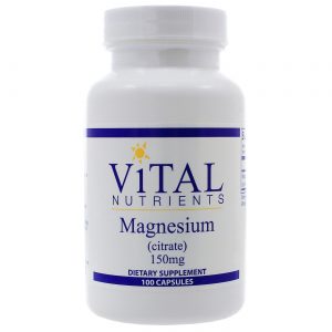 Comprar Vital Nutrients, Citrato de magnésio 150 mg - 100 Cápsulas