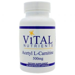 Comprar Vital Nutrients, Acetyl L-Carnitina 500 mg - 60 Cápsulas Vegetarianas