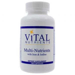 Comprar Vital Nutrients, Multi-Nutrients com Ferro e Iodo - 180 Cápsulas