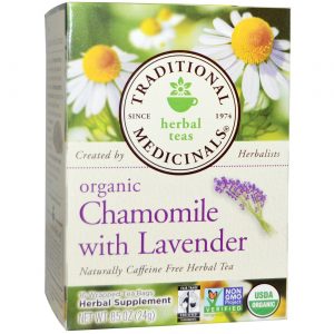 Comprar Traditional Medicinals, Chá de Camomila Orgânica com Lavanda - 16 Sacos