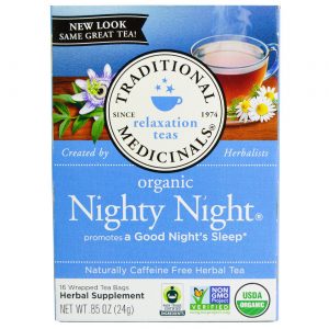 Comprar Traditional Medicinals, Chá Relaxante Noturno à Base de Ervas - 16 Saquinhos de chá
