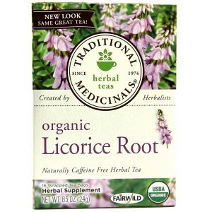 Comprar Traditional Medicinals, Chá Orgânico de Raiz de Alcaçuz - 16 Saquinhos de Chá