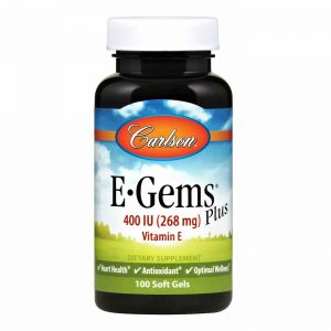 Comprar Carlson Labs, E-Gems® Plus 400 IU - 100 Cápsulas