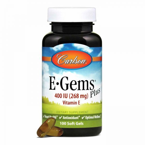 Comprar Carlson Labs, E-Gems® Plus 400 IU - 100 Cápsulas - Imagem 4