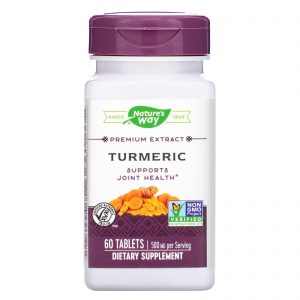 Comprar Nature's Way, Premium Extract, Turmeric, 500 mg , 60 Tablets