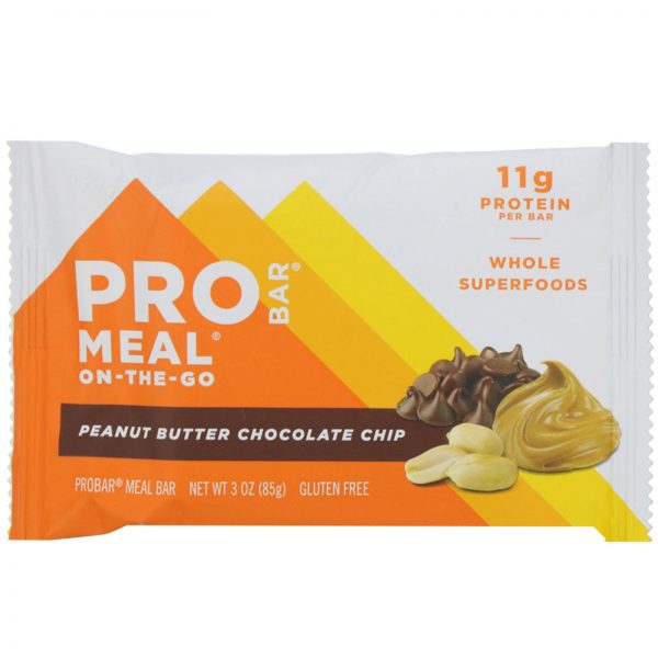 Comprar ProBar, Meal On-The-Go, Peanut Butter Chocolate Chip, 12 Bars, 3 oz (85 g) Each - Imagem 4