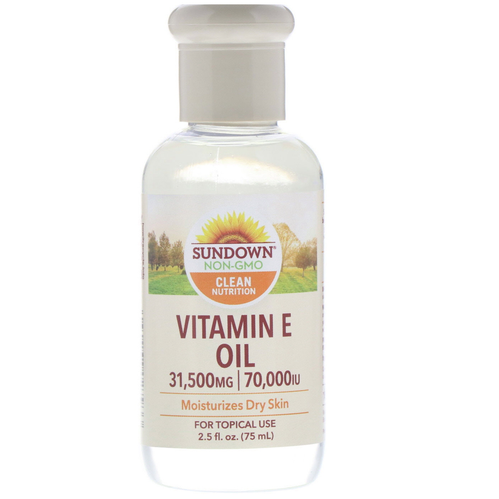 Comprar Sundown Naturals, Óleo com Vitamina E, 70.000 UI, 75 ml (2,5 fl oz)