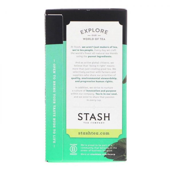 Comprar Stash Tea, Chá de Hortelã-pimenta - 20 Saquinhos de Chá. - Imagem 4
