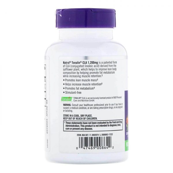 Comprar Natrol, Tonalin® CLA 1200 mg - 90 Cápsulas - Imagem 5
