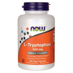 Comprar Now Foods, L-Triptofano 500 mg - 120 Cápsulas Vegetarianas