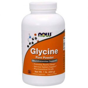 Comprar Now Foods, Glicina em Pó Pura - 454 g
