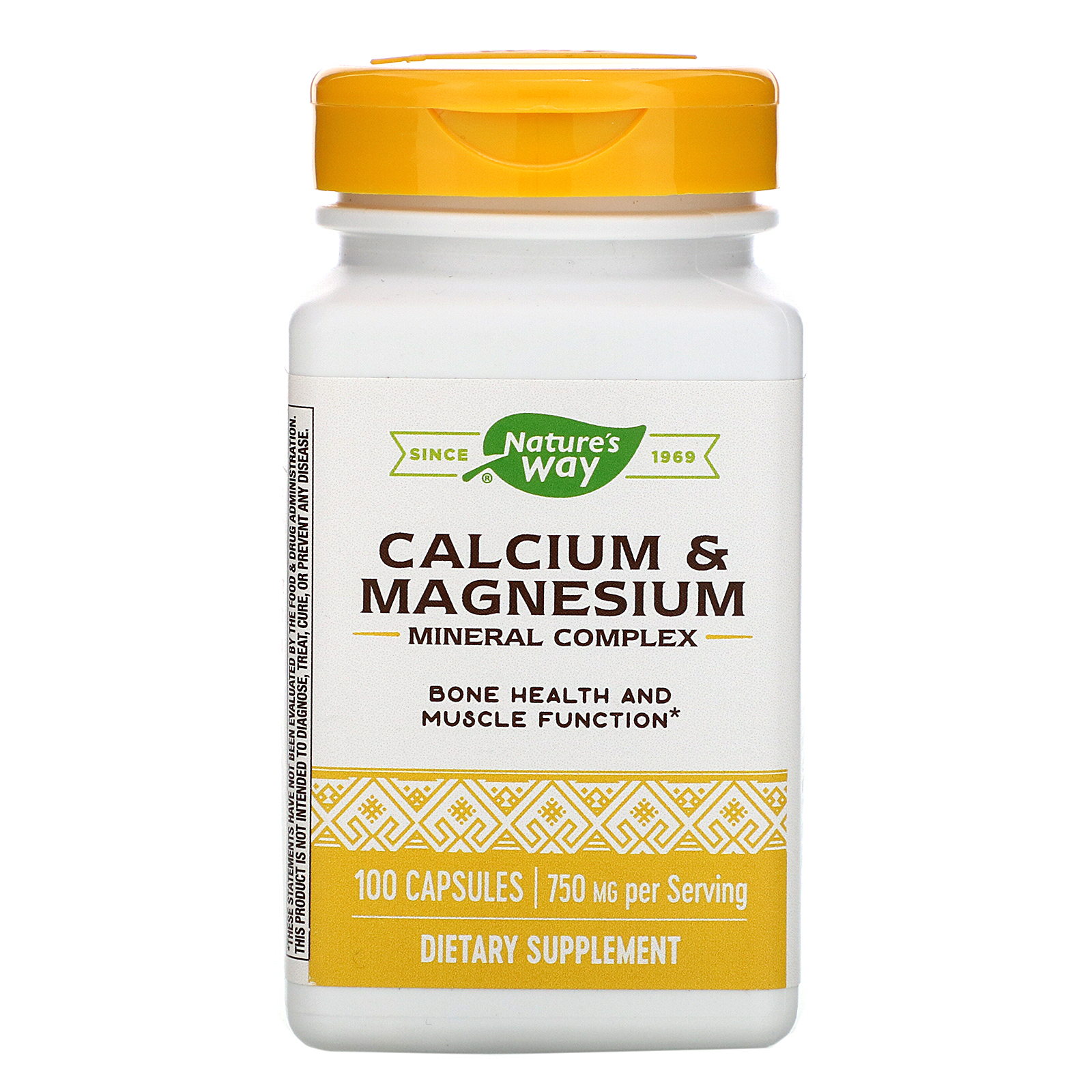 Comprar Nature's Way, Calcium & Magnesium Mineral Complex, 750 mg, 100 Capsules