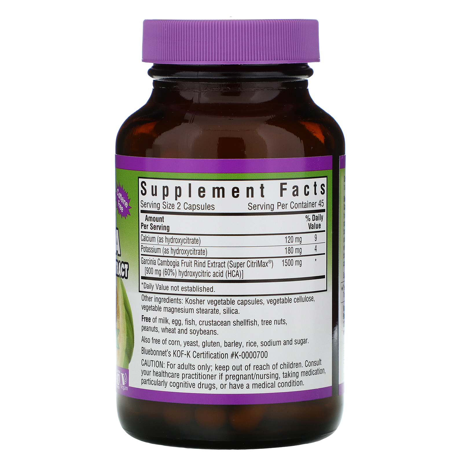 Comprar Bluebonnet Nutrition, Super Fruit, Garcinia Cambogia Fruit Rind Extract, 90 Vegetable Capsules - Imagem 2