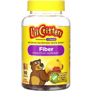 Comprar L'il Critters, Suporte Digestivo de Fibras, Sabores Naturais de Frutas, 90 Balas de Goma