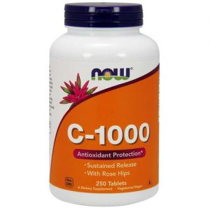 Comprar Vitamina C-1000 Proteção Antioxidante Now Foods 250 Tabletes