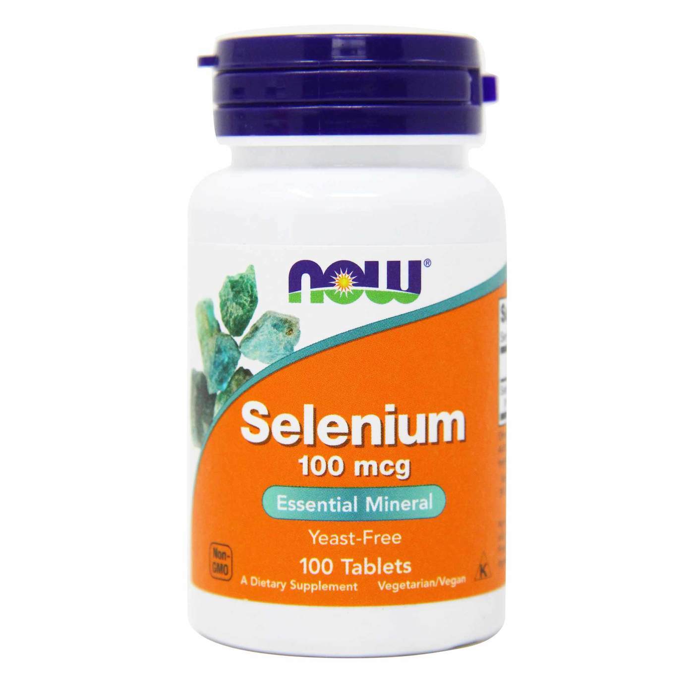 Comprar Now Foods, Selênio 100 mcg Sem Levedura - 100 Tabletes