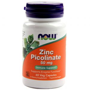 Comprar Zinco Policonato 50 mg Now Foods 60 Cápsulas Vegatarianas