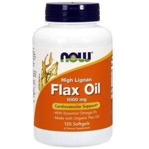 Comprar Now Foods, Óleo de Linhaça 1000 mg - 120 Cápsulas em Gel