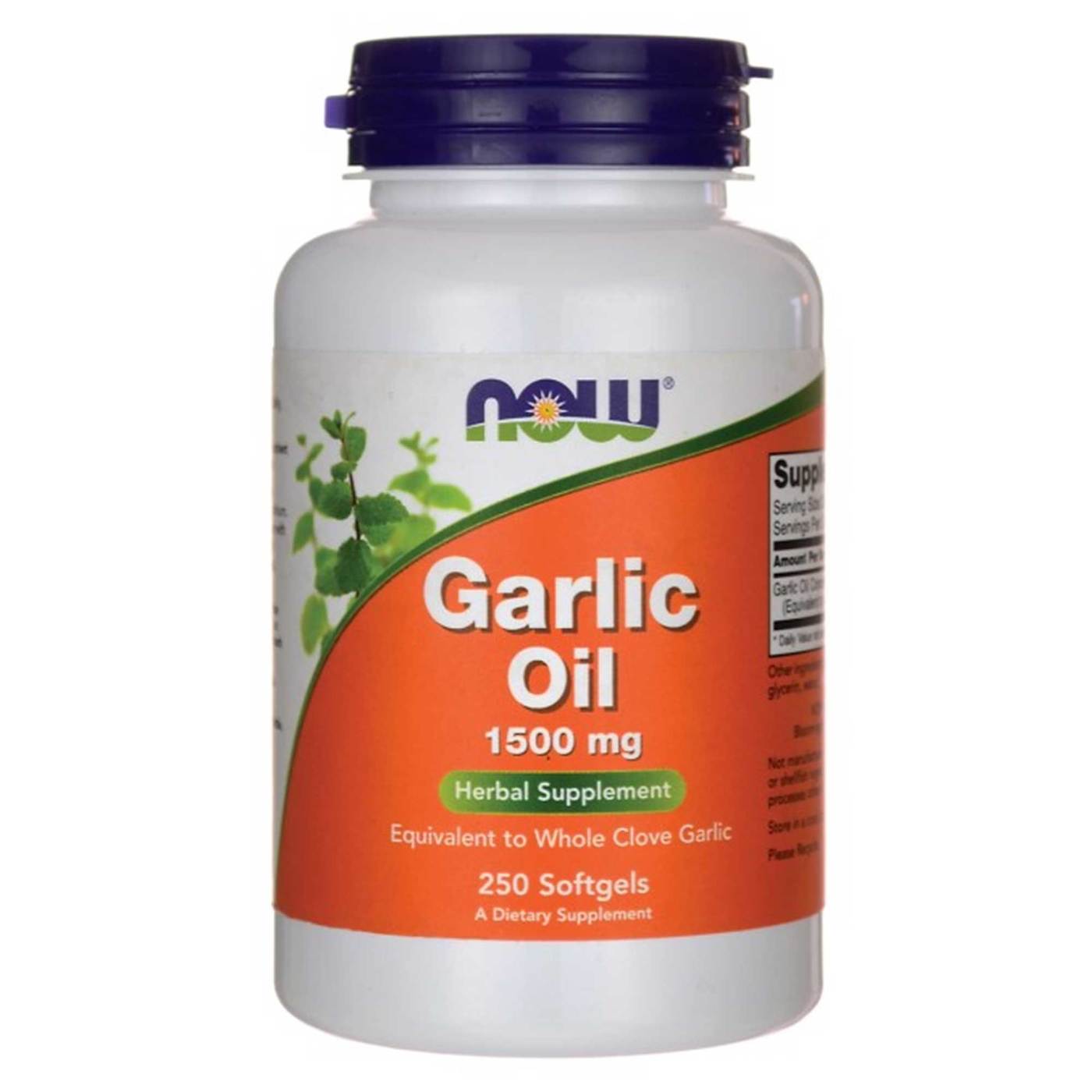 Comprar Now Foods, Óleo de Alho 1500 mg - 250 Cápsulas em Gel