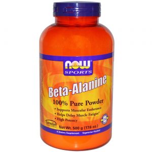 Comprar Beta-Alanina em Pó 100% Pura Now Foods 17.6 oz / 500 g
