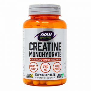 Comprar Now Foods, Creatina Monohidratada 750 mg - 120 Cápsulas