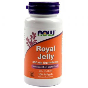 Comprar Now Foods, Geléia Real 300 mg - 100 Cápsulas em Gel