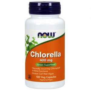 Comprar Chlorella 400 mg Now Foods 100 Cápsulas Vegetarianas