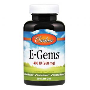 Comprar Carlson Labs, E-Gems® 400 IU - 200 Cápsulas em Gel
