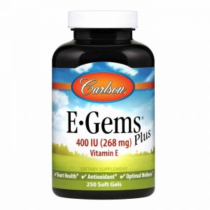 Comprar Carlson Labs, E-Gems® Plus 400 IU - 250 Cápsulas