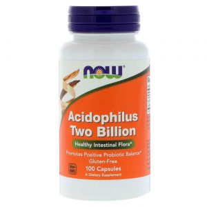 Comprar Now Foods, Acidophilus Dois Bilhões - 100 Cápsulas