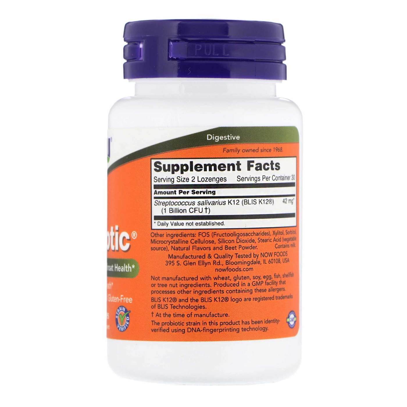 Comprar Now Foods, OralBiotic - 60 Pastilhas - Imagem 2