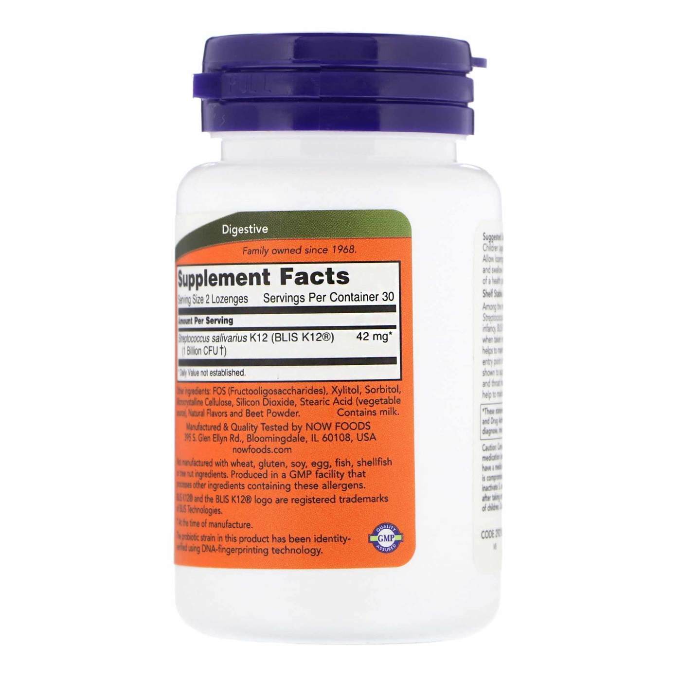 Comprar Now Foods, OralBiotic - 60 Pastilhas - Imagem 3