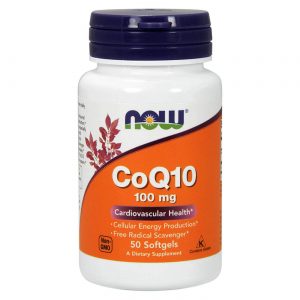 Comprar CoQ10 100 mg Now Foods 50 Cápsulas em Gel