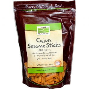 Comprar Now Foods, Palitinhos de Gergelim Cajun - 255 g
